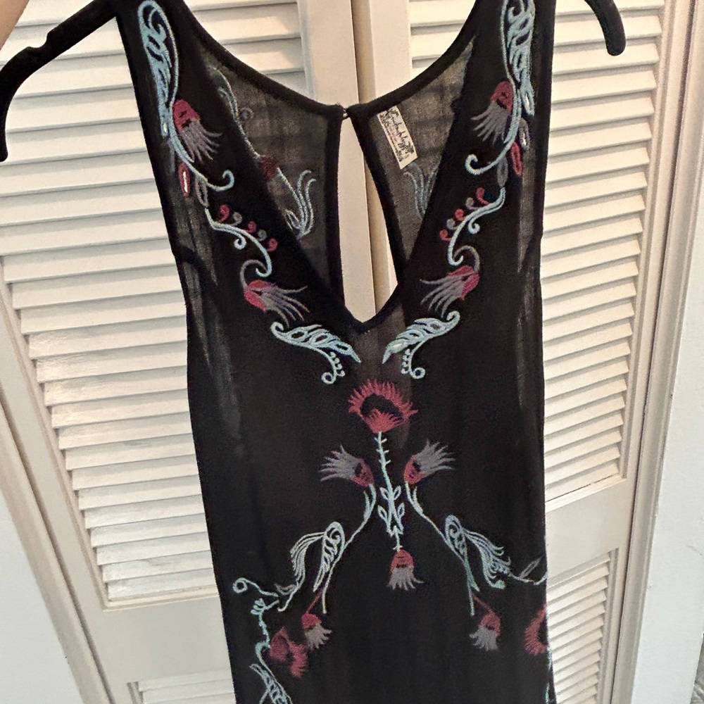 Free People embroidered dress